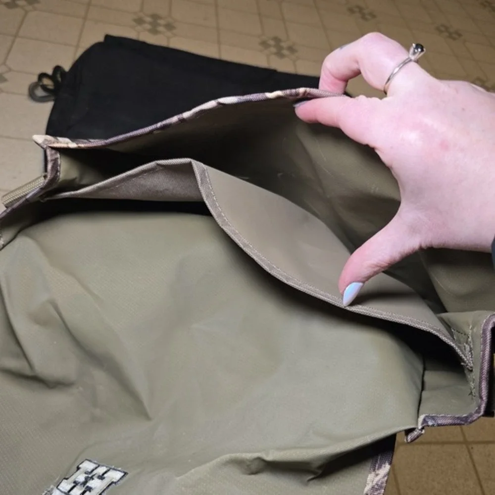 Calpak‎ California Pack Black & Camo Delta Waterfowl Travel Messenger Laptop Bag